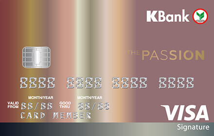 บัตรเครดิต KBank THE PASSION Signature
